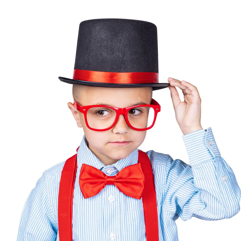 Tuxedo Tophat Red Trim Kids | Costume-Shop.com - image 4