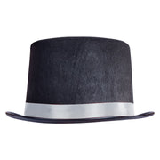 Tuxedo Top-hat – Silver Trim – Kids | Costume-Shop.com - Silver - image 1