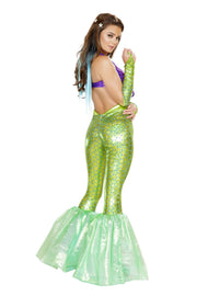 Poseidon's Daughter Costume | Costume-Shop.com - Purple/Green / L - image 2