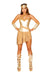 4848 - Roma Costume 3pc Golden Goddess Wonder Woman Greek Goddess Marvel DC Comics