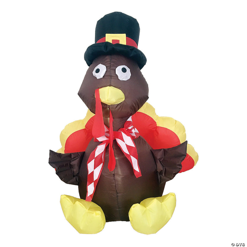 48" Blow Up Inflatable Turkey Outdoor Yard Decoration - image 1