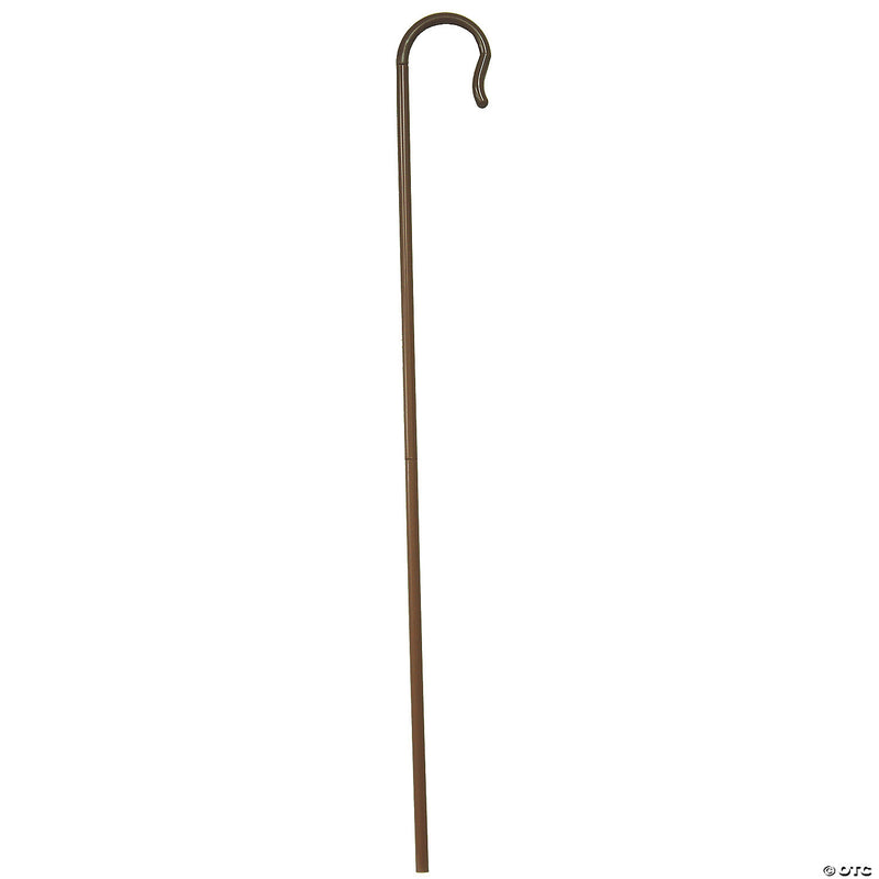 4' Shepherd's Crook | Costume-Shop.com - BROWN - image 1