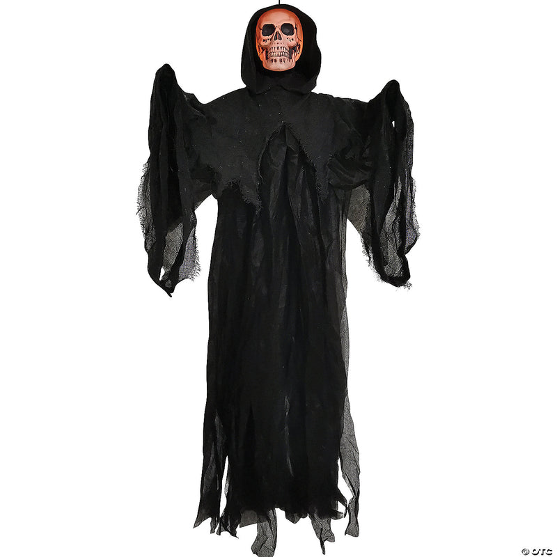 4' Skull Reaper Gray Light-Up - image 1