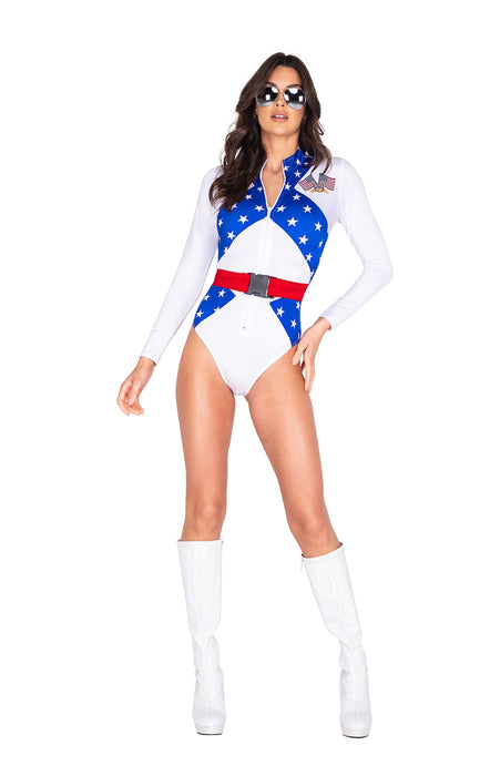 Bike Racer Costume - Race to Win in Patriotic Style! 🏍️🇺🇸