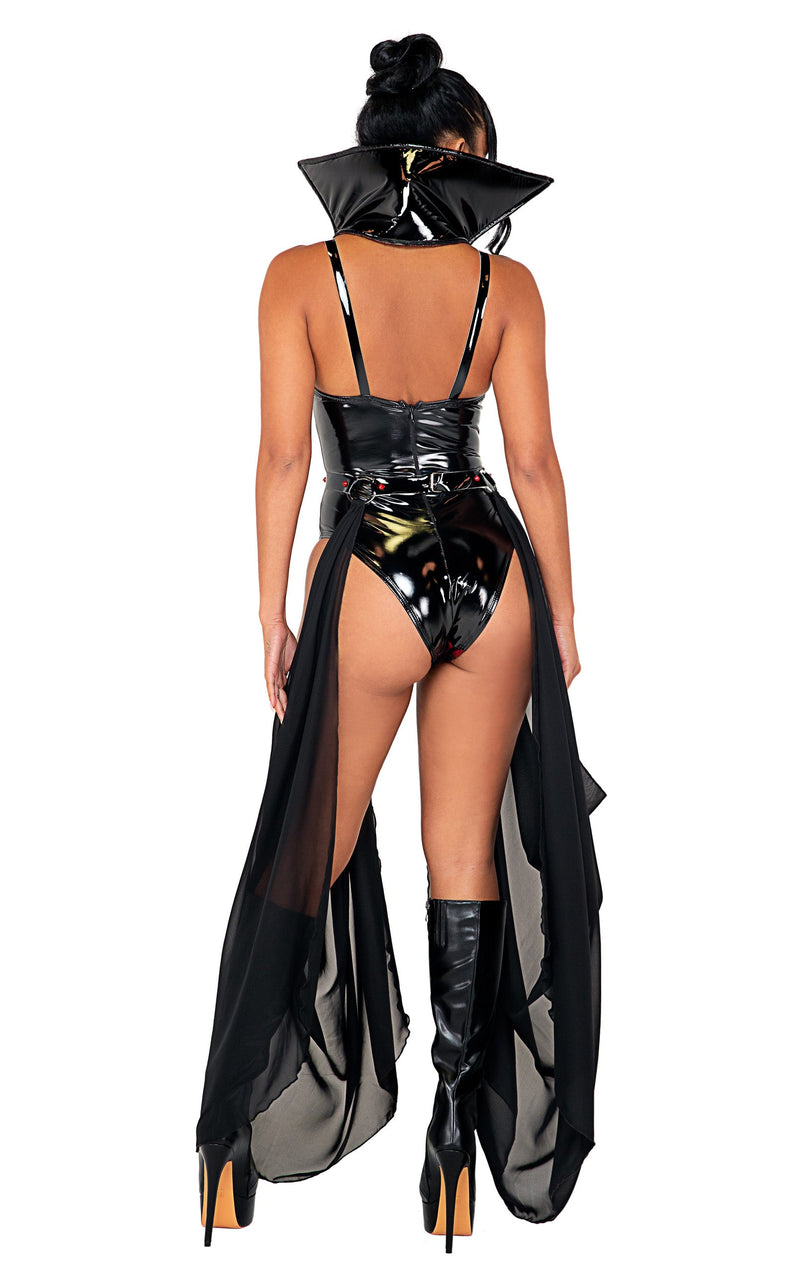 Piercing Beauty Vampire Costume | Costume-Shop.com - Black/Red / S - image 2