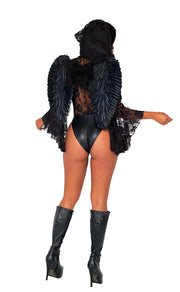 Dark Angel's Lust Costume | Costume-Shop.com - Black / S - image 2