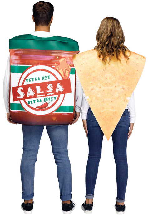🍅🌶️ Chip & Salsa Couple Costume 🎉