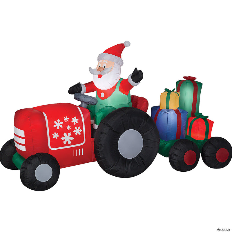 55" Santa On Tractor Outdoor | Costume-shop.com