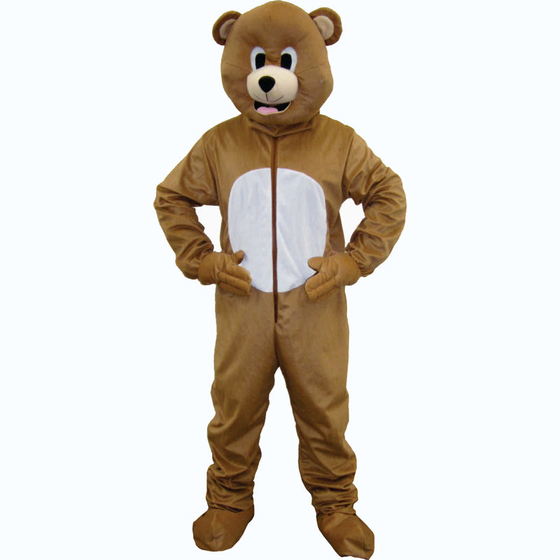 Sweet Brown Teddy Bear Mascot Costume - T4 (Toddler 2-3) - image 1