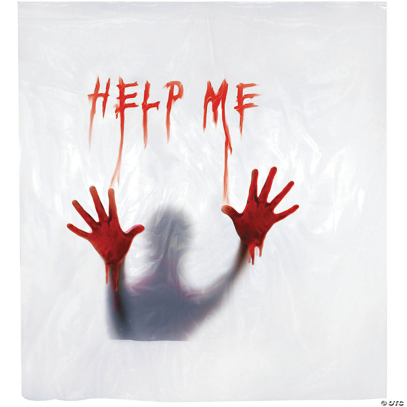 5' Shower Curtain Help Me - image 1