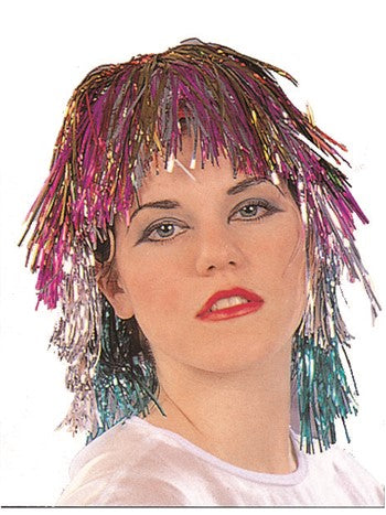 Tinsel Wig - Rainbow Color | Costume-Shop.com - image 1