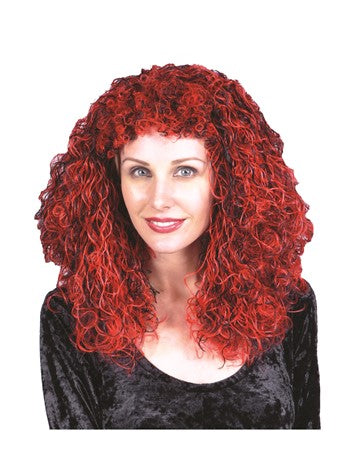 Fancy Curry Wig:Red/Blk One Ss