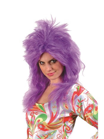 Punk Wig - Purple | Costume-Shop.com