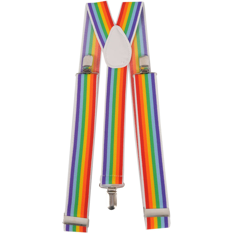 Colorful Striped Suspenders – Wide - image 1