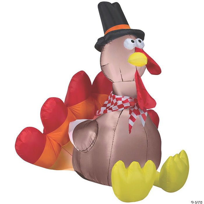 60" Blow Up Inflatable Turkey Outdoor Yard Decoration