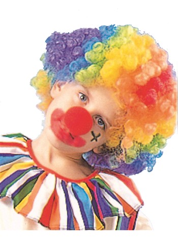 Clown Wig- child size Rainbow