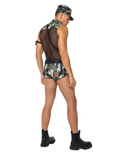 Sergeant Stud Army Costume | Costume-Shop.com - Green/Multi / S - image 3
