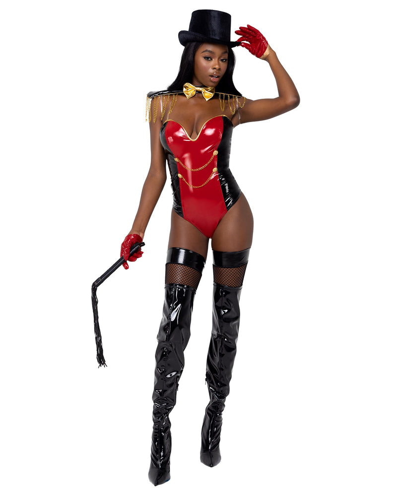 Star Studded Ringleader Costume | Costume-Shop.com - Black/Red/Gold / S - image 1