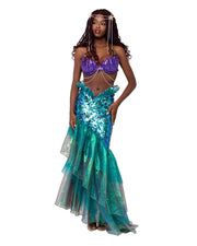 Mesmerizing Mermaid Costume | Costume-Shop.com - Purple/Multi / S - image 1