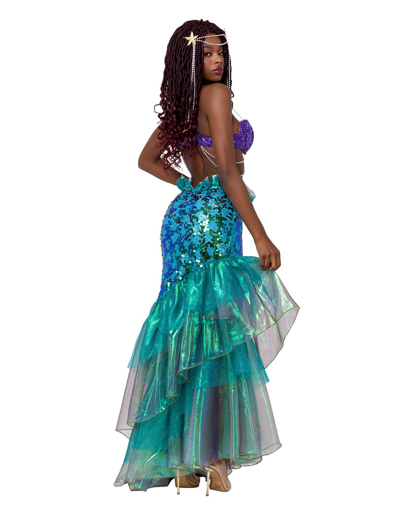 Mesmerizing Mermaid Costume | Costume-Shop.com - Purple/Multi / S - image 2