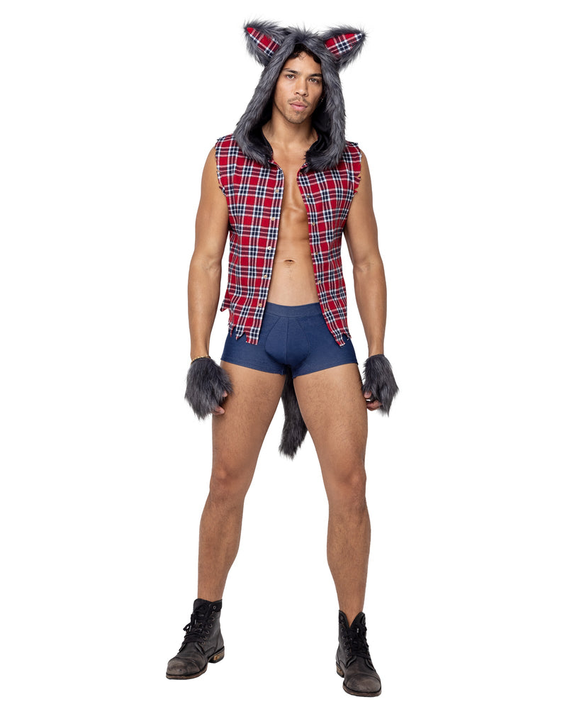 3PC Men's Full Moon Werewolf Costume | Costume-Shop.com
