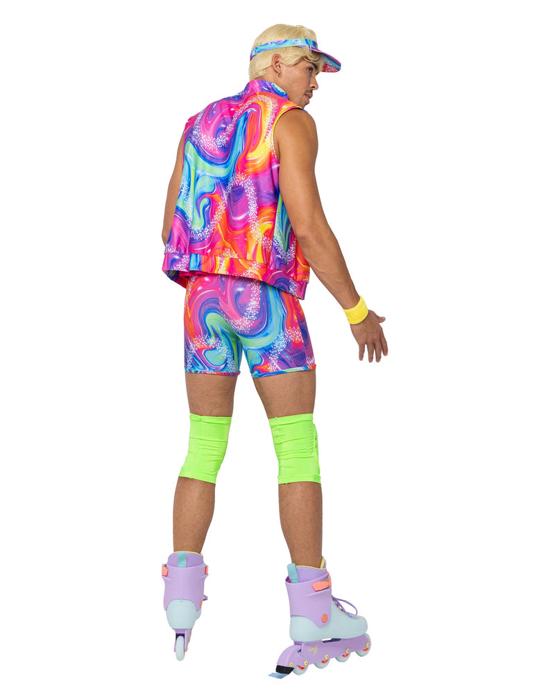 6PC Men’s Retro Rollerblade Stud Ken | Costume-Shop.com