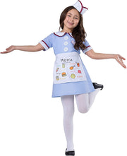 Diner Waitress Costume for Kids | Costume-Shop.com - T2 (Toddler 1-2) - image 1