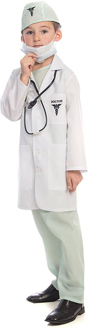 Boys Deluxe Doctor Halloween Costume - T4 (Toddler 2-3) - image 1