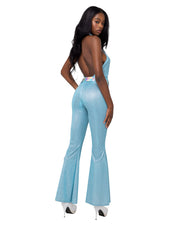 6206 - 2PC Groovy Disco Babe - Blue/Silver / S - image 2