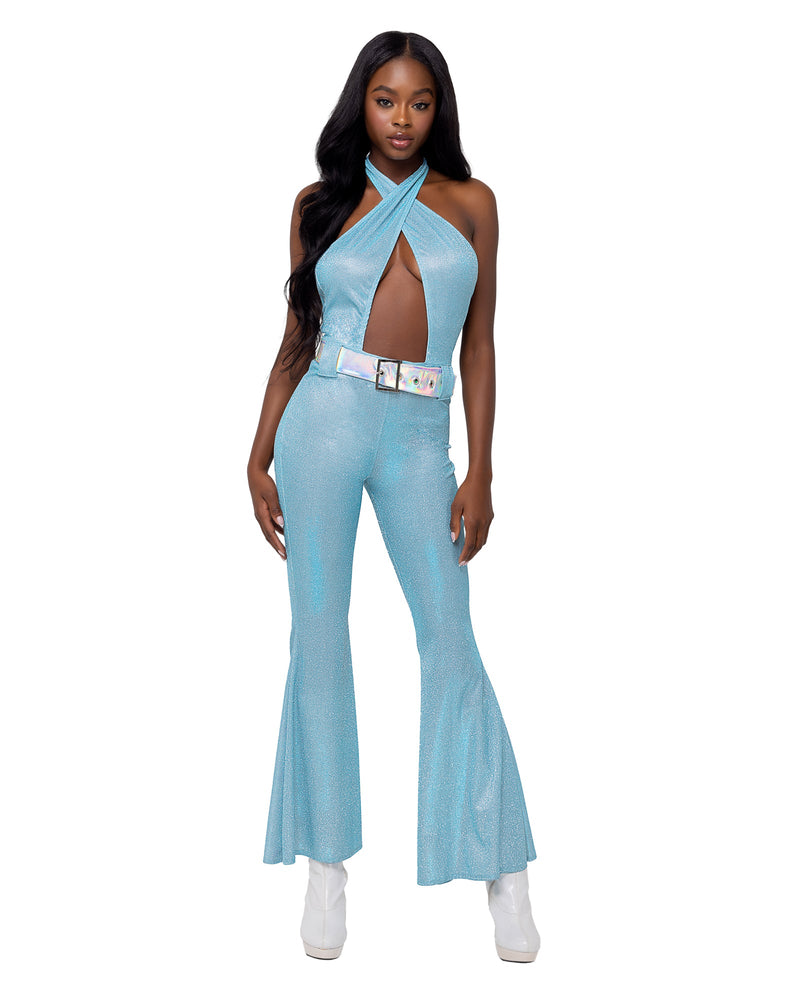 6206 - 2PC Groovy Disco Babe - Blue/Silver / S - image 1
