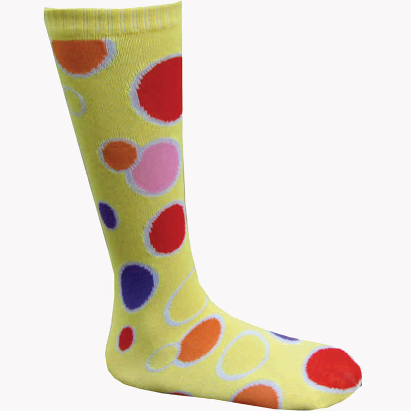 Yellow Polka Dots Socks – Adult | Costume-Shop.com - image 1
