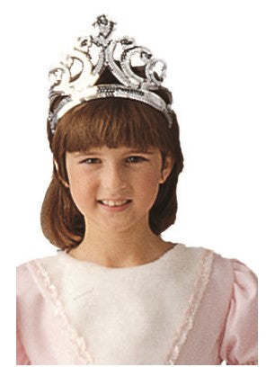 Silver Sequin Tiara - Child Size | Costume-Shop.com - image 1