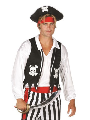 PIRATE VEST-ADT POLYESTER