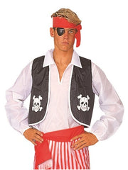 PIRATE SASH SATIN (YELLOW) 66" - Black - image 1