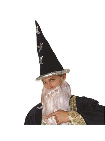 BlUE Wizard Hat 15", Velevt