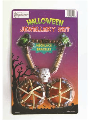 Teeth Bracelet & Necklace Set | Costume-Shop.com - image 1