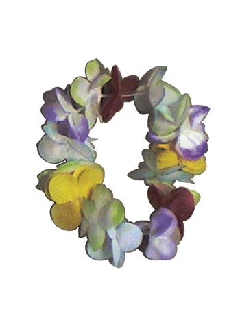 Hawaiian Lei Necklace - 24 Flowers | Costume-Shop.com - image 1