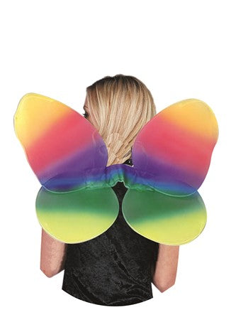 Child Rainbow Fairy Wings 20" | Costume-Shop.com - image 1