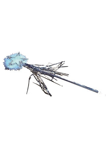 Angel Silver Wand with Marabou | Costume-Shop.com - image 1