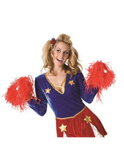 Blue Cheerleader Pom Poms - 2 Piece | Costume-Shop.com - Blue - image 1