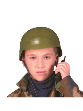 G.I.'s Helmet - Plastic Green | Costume-Shop.com - image 1
