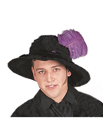 Musketeer Hat with Plume | Costume-Shop.com - image 1