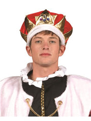 Adult King Crown - Purple Velvet | Costume-Shop.com - Black - image 2