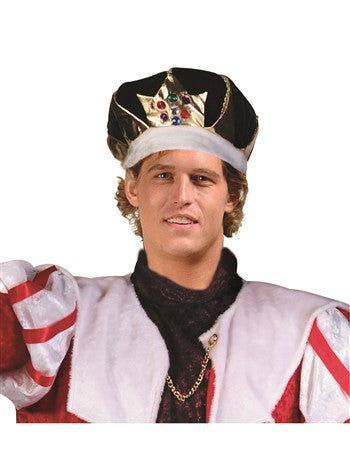 Adult King Crown - Purple Velvet | Costume-Shop.com - Black - image 3