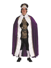 Adult King Crown - Purple Velvet | Costume-Shop.com - Black - image 1