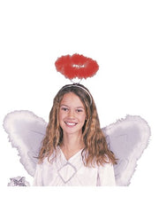 Red Marabou Halo - One Size | Costume-Shop.com - image 1