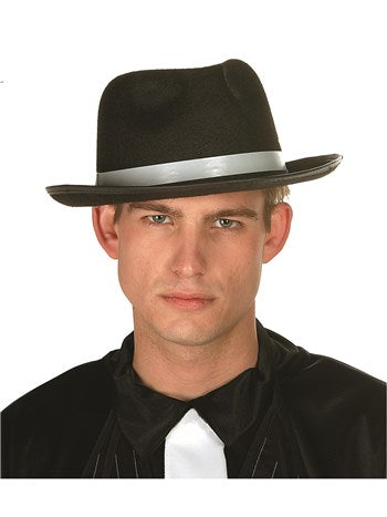 Adult Gangster Hat Black 23"x4