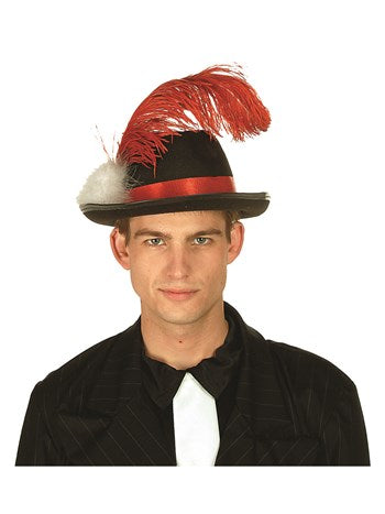Gangster Black Felt Hat 23" Circ | Costume-Shop.com - image 1