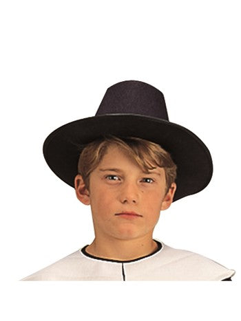 Child Black Felt Top Hat