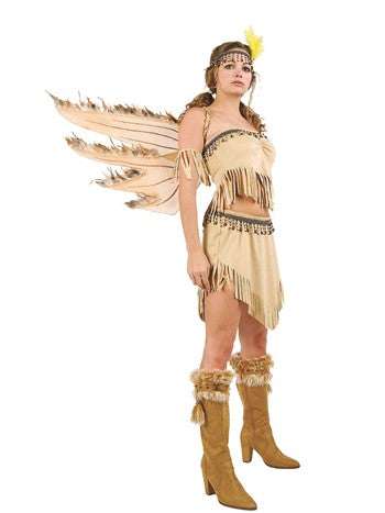 Tan Eagle Wings w/feathers 44"